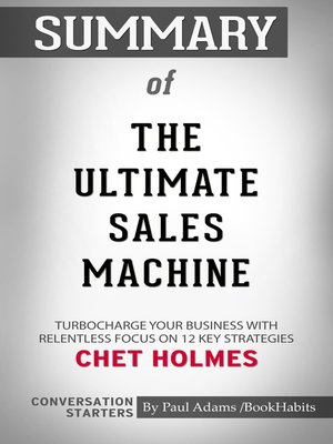 cover image of Summary of the Ultimate Sales Machine